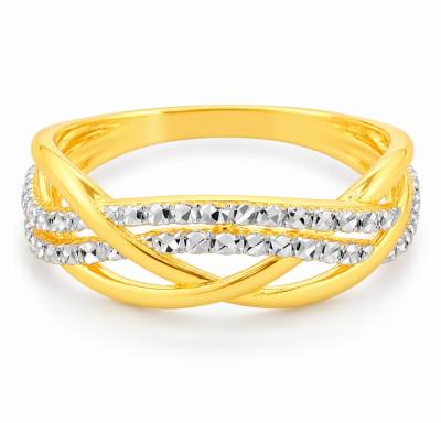 Merchant9 Cincin Emas Tocang Wave Diamond Cut 2C L:0.6CM
