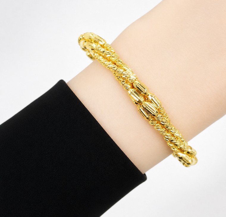 Merchant9 Gelang Tocang Boba Bamboo Dimensi L:0.6CM