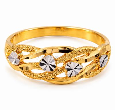 Merchant9 Cincin Emas Wave Pasir Love 2C L:0.65CM