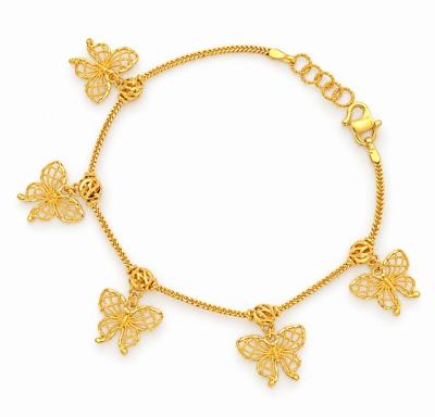 Merchant9 Rantai Tangan Mesin Box Gantung Butterfly Kerawang L:0.1CM