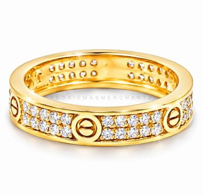 Merchant9 Cincin Emas Ctier Permata III L:0.4CM