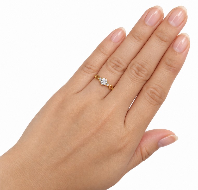 Merchant9 Cincin Emas Permata Cera BR9051