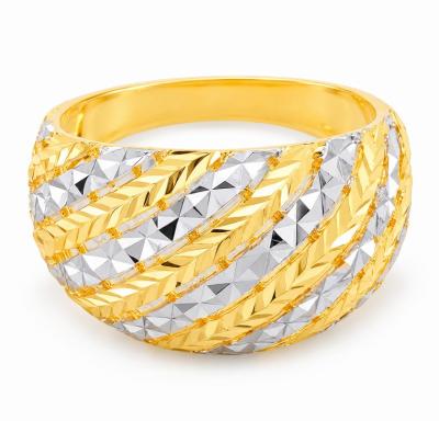 Merchant9 Cincin Emas Lintah Stripes 2C L:1.3CM