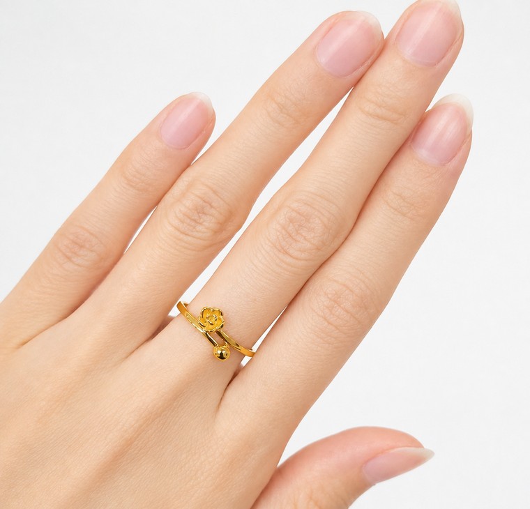 Merchant9 Cincin Emas Rose Minimalist