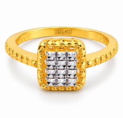 Merchant9 Cincin Emas Petak Diamond Cut 2C L:0.9CM