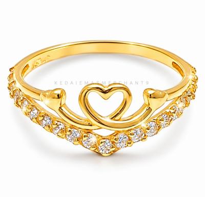 Merchant9 Cincin Emas Lvisa Permata Love