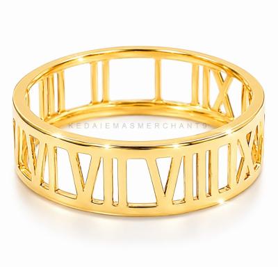 Merchant9 Cincin Emas Roman Polish L:0.5CM