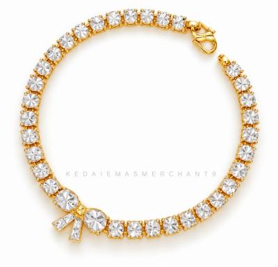 Merchant9 Rantai Tangan LOUISE Diamond Cut Ribbon 2C