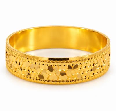 Merchant9 Cincin Emas Belah Rotan Ice Cut L:0.5CM
