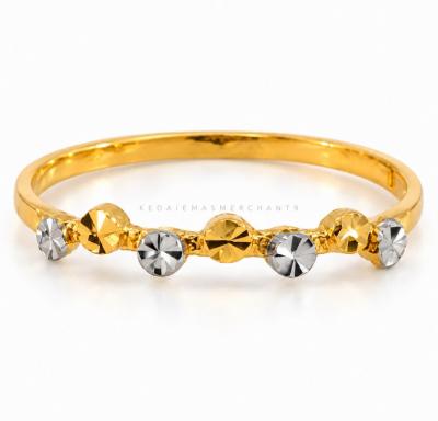 Merchant9 Cincin Emas Minimalist Circle Dimensi 2C L:0.2CM