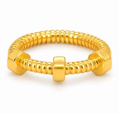 Merchant9 Cincin Emas Skru Polish L:0.5CM