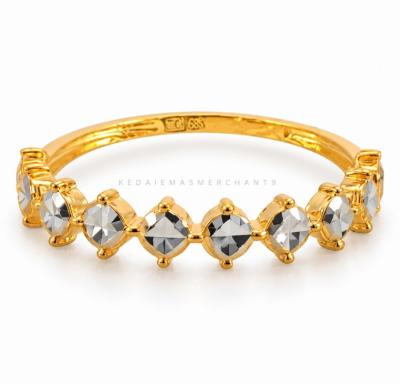 Merchant9 Cincin Emas LOUISE Diamond Cut 1 Layer L:0.35CM