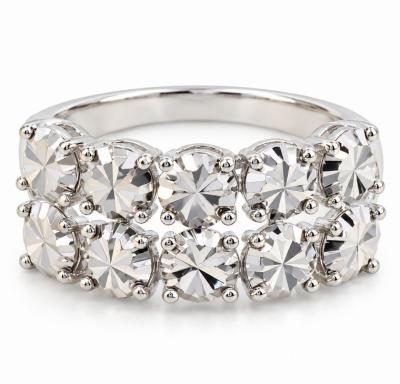 Merchant9 Cincin Emas LOUISE Diamond Cut 2L Chrome L:0.95CM