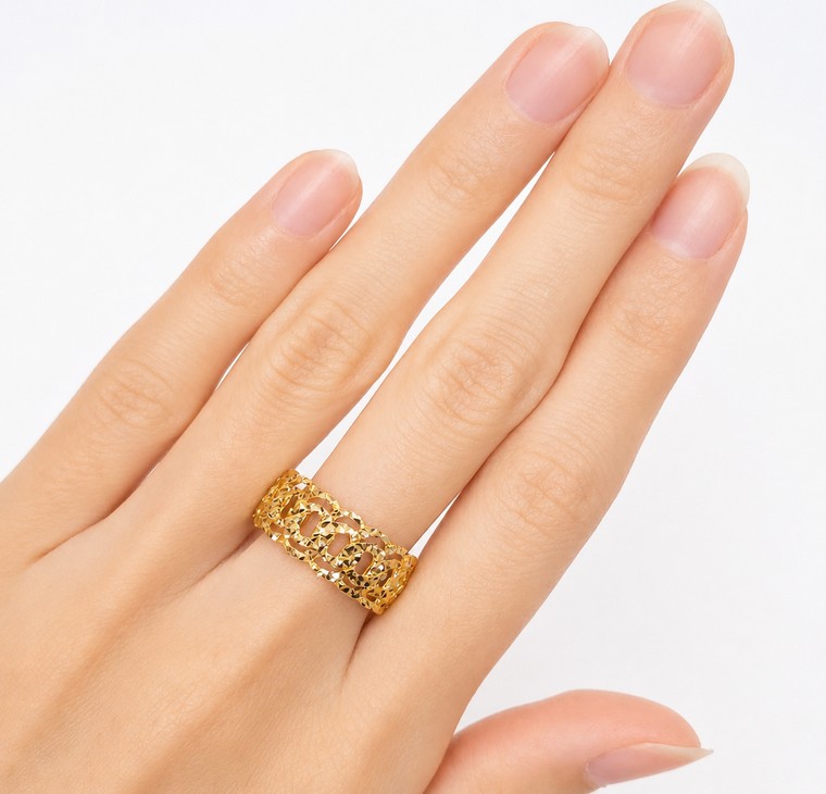 Merchant9 Cincin Emas Coco Dimensi L:0.8CM