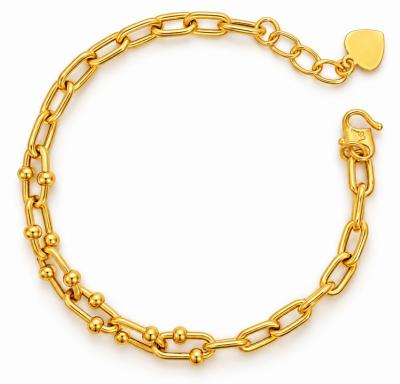 Merchant9 Rantai Tangan Paperclip Pearl L:0.6CM