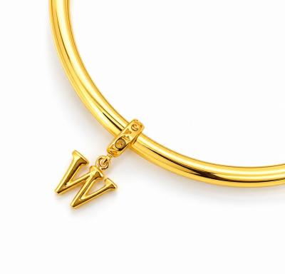 Merchant9 Charm Huruf W Polish