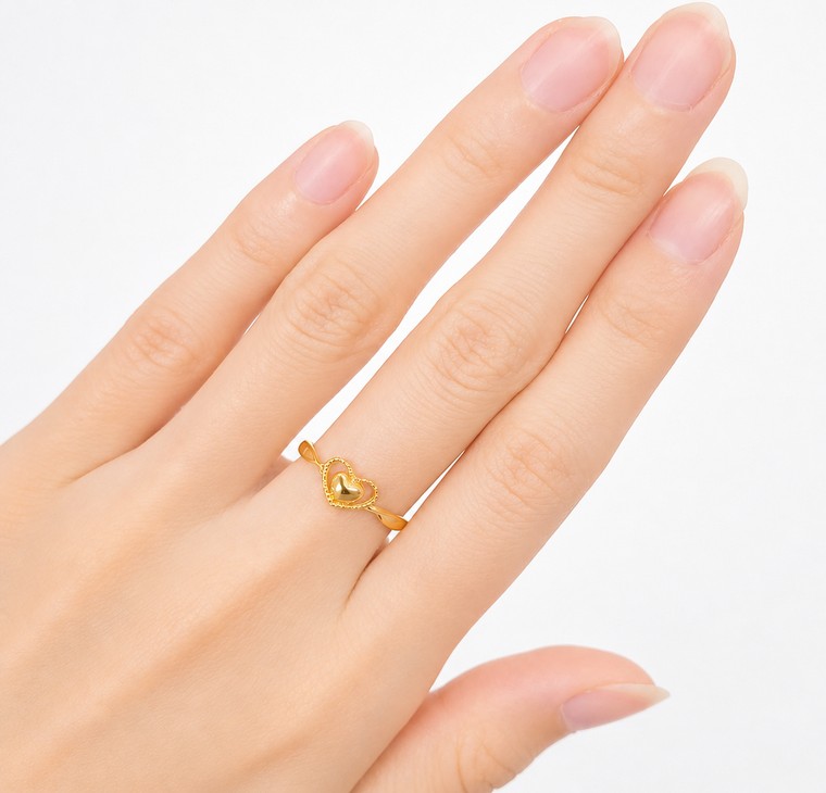 Merchant9 Cincin Emas Love Polish L:0.55CM