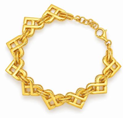 Merchant9 Rantai Tangan Love Hexagon Polish L:1.3CM