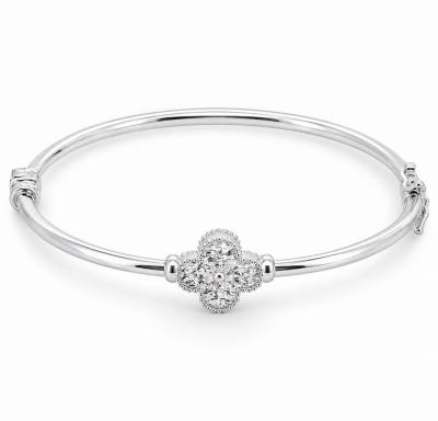 Merchant9 Gelang Oval VC Leona Chrome L:1.15CM