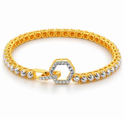Merchant9 Rantai Tangan LOUISE Hexagon Diamond Cut 2C L:0.4CM