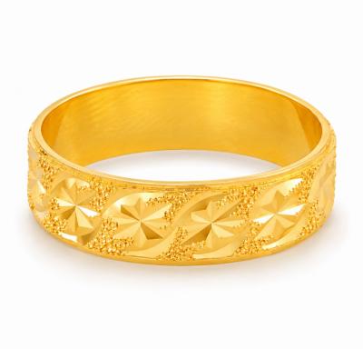Merchant9 Cincin Emas Belah Rotan Star Pasir L:0.5CM