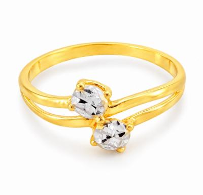 Merchant9 Cincin Emas LOUISE Diamond Cut Wave 2C L:1CM
