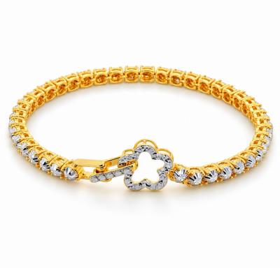 Merchant9 Rantai Tangan Louise Bunga Diamond Cut 2C L:0.4CM
