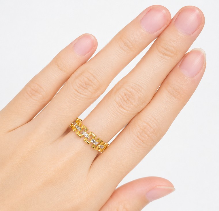 Merchant9 Cincin Emas Veronica 2C L:0.5CM