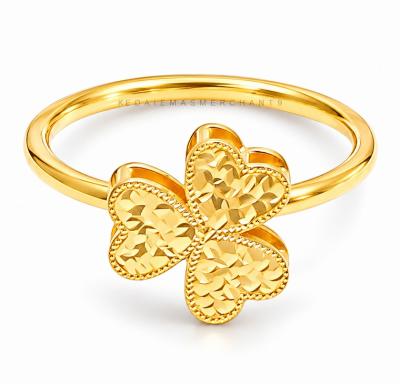 Merchant9 Cincin Emas Leona Clover
