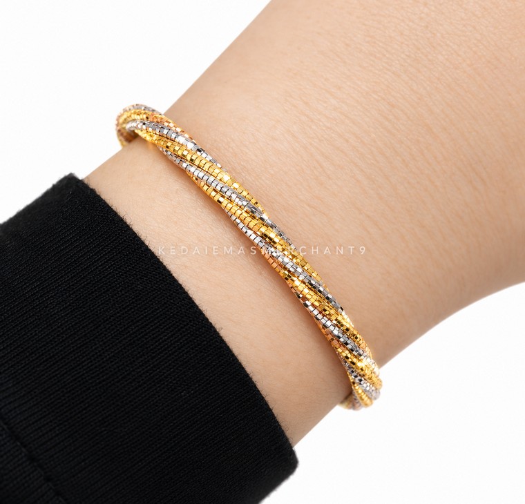 Merchant9 Gelang Cavo Padu 2C L:0.4CM