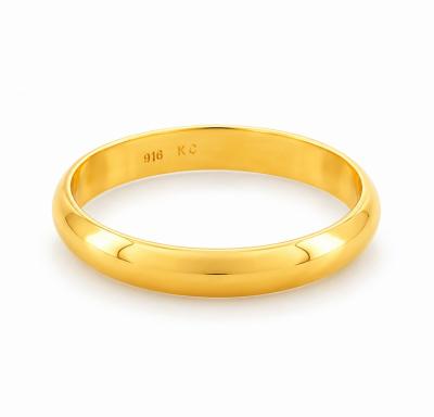 Merchant9 Cincin Emas Belah Rotan LOTR L:0.35CM