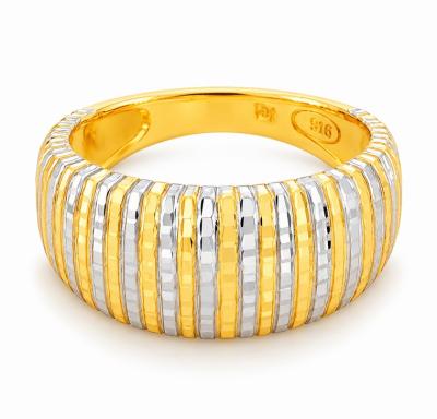 Merchant9 Cincin Emas Lintah Stripe 2C L:0.95CM