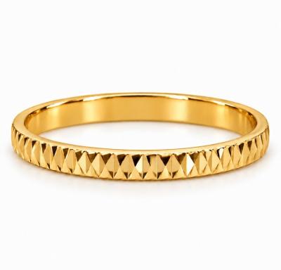 Merchant9 Cincin Emas Stackable - Mosaic L:0.25CM