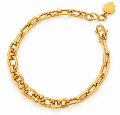Merchant9 Rantai Tangan Paperclip Sauh Oval Pearl L:0.6CM