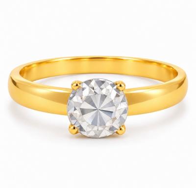 Merchant9 Cincin Emas Solitare Diamond Cut 2C