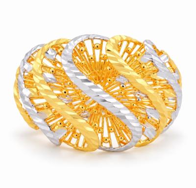 Merchant9 Cincin Emas Lintah Wave Kerawang 2C L:1.6CM