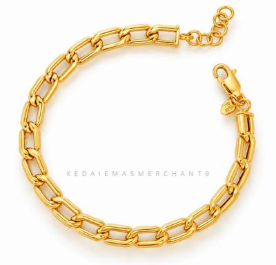 Merchant9 Rantai Tangan LEXA Paperclip Polish L:0.6CM