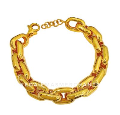 Merchant9 Rantai Tangan LEXA Sauh Polish L:1.1CM