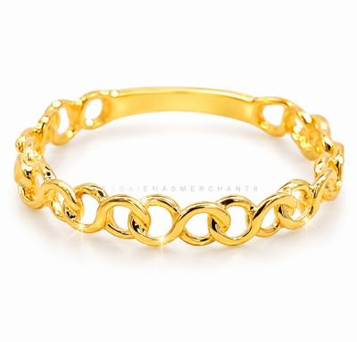 Merchant9 Cincin Emas Infinity Minimalist L:0.3CM
