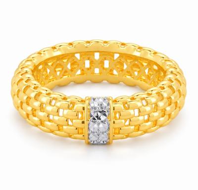 Merchant9 Cincin Emas Snake Skin Stopper Diamond Cut