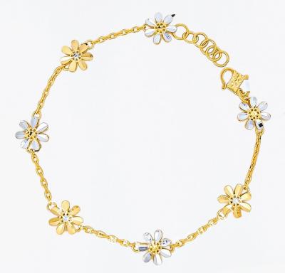 Merchant9 Rantai Tangan Daisy 7 2C L:0.85CM