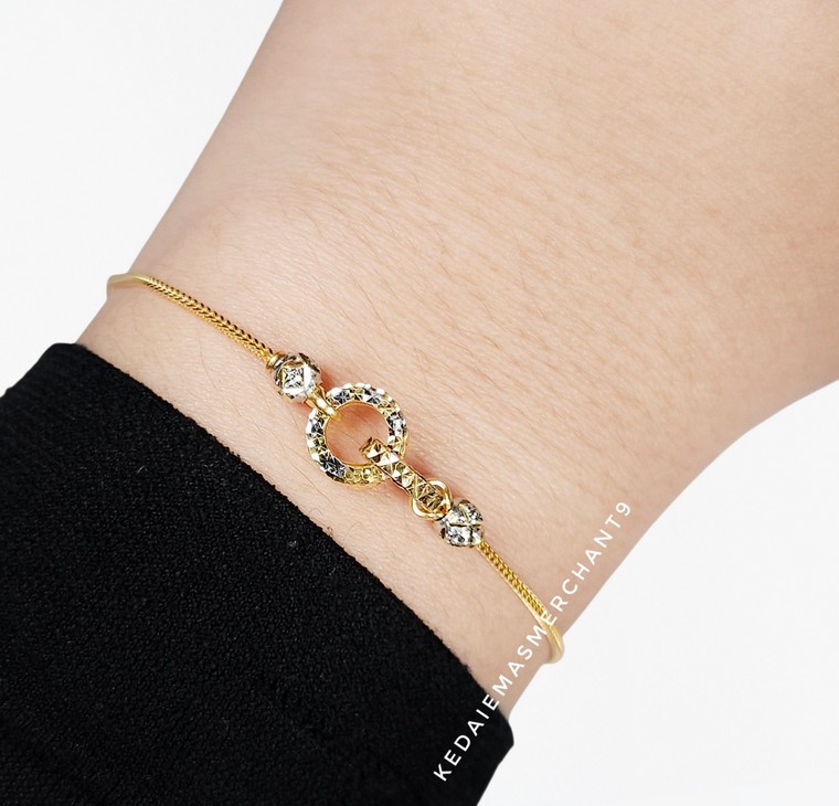 Merchant9 Rantai Tangan Choker Mesin Box Kendi Nonagon 2C Minimalist