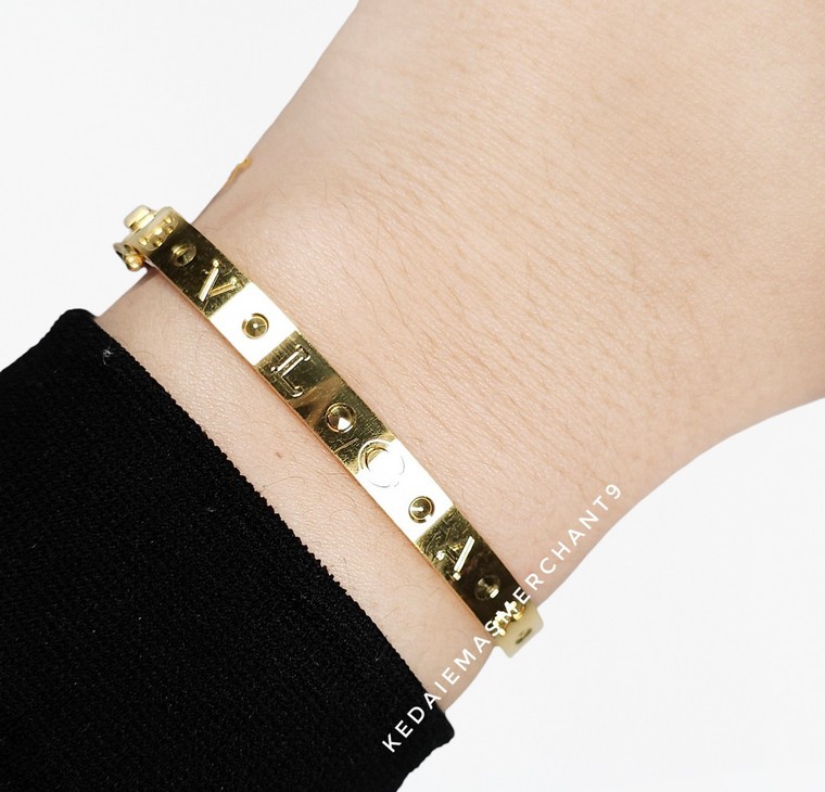 Merchant9 Gelang BVL Oval Padu L:0.55CM