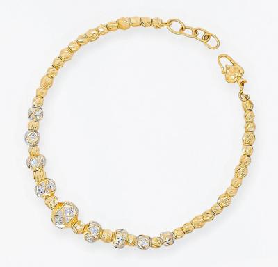 Merchant9 Rantai Tangan Choker Candy Nonagon 2C L:0.5CM