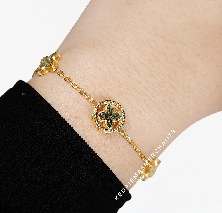 Merchant9 Rantai Tangan Sauh Fleur L:1CM