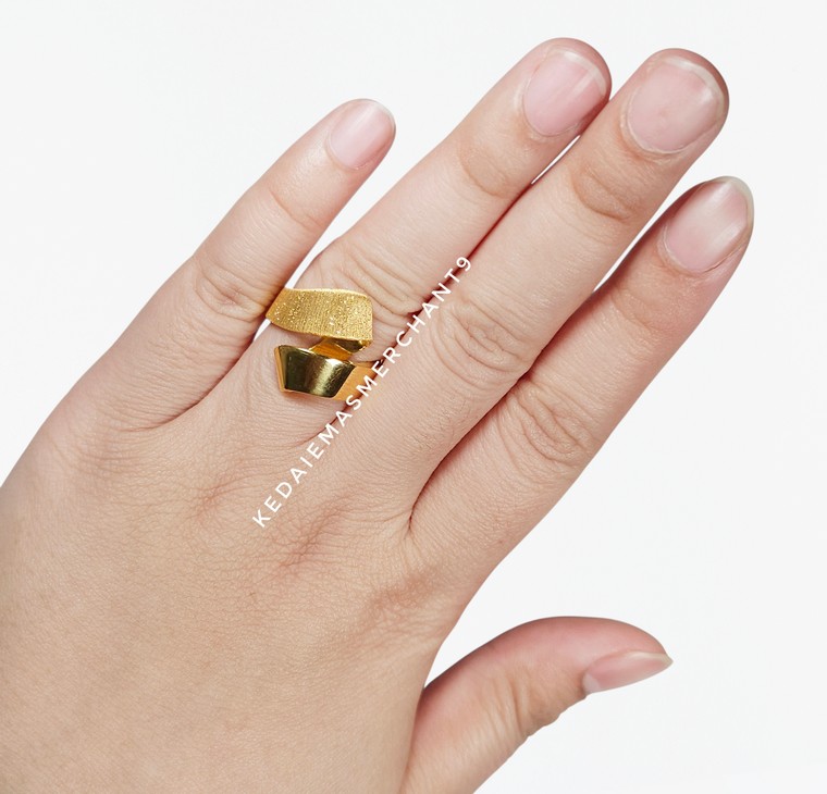 Merchant9 Cincin Emas Ophelia Polish Matte L:2CM