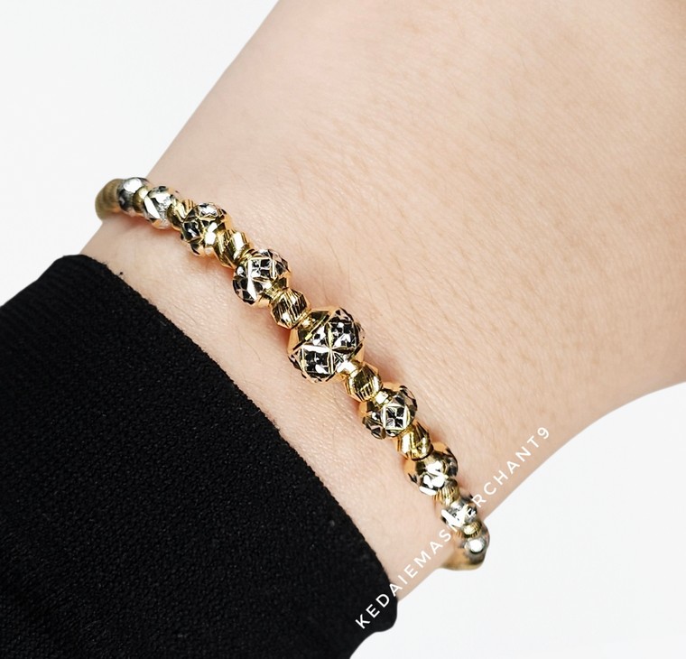 Merchant9 Rantai Tangan Choker Candy Nonagon 2C L:0.5CM