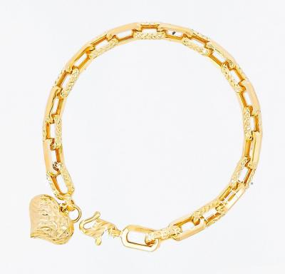 Merchant9 Rantai Tangan Sauh Petak Dimensi Love Gantung L:0.5CM