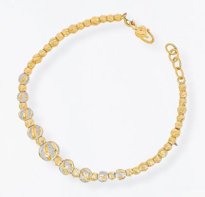 Merchant9 Rantai Tangan Choker Bola Marble 2C L:0.5CM