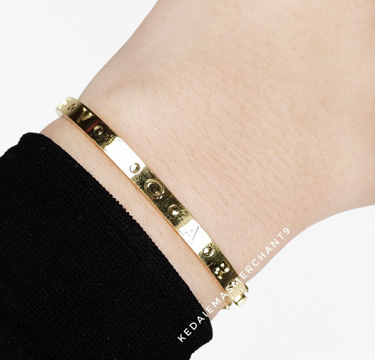 Merchant9 Gelang BVL Oval Padu L:0.45CM